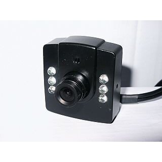 XS617R, Miniatur-IR- T/N-Lamera, 380TVL, Sharp CCD, 6x IR