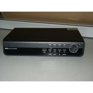 ITX-HEVR/ UTM-0412 4-Kanal DVR, ohne HDD, USB, Spot, VGA, LAN, Audio, Alarm, Linux, Maus, Fernbedienung für D1/960H Kameras