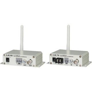 CO-2400VSKAN5-2/ 2,4GHz Funk Empfänger + Sender Video/Audio/Alarm verschlüsselt mit ID, inkl 5dB Antenne (200m)