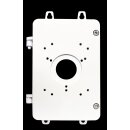 IR-CSPP105W/ Große universal Kameraverdrahtungsbox mit Scharnier + Verschraubung, Kabelzuführung mittig, seitlich und rückseitig.