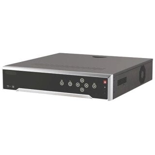 HI-DS-7732NI-I4/16P/ Top 32K. IP-NVR, 256Mbps, max.12MP, 16xPOE, 4xSATA, 16xAlarm, Audio, H.264+, HDMI-VGA, USB3.0, 19-Zoll