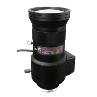 RI-NV05100DIRC/ 5-100mm/F1,6 Variozoomobjekt. 2MP, 1/2.7", DC-Iris, CS-Mount, IR-korrig., 3-43 Grad, ab 0,3m