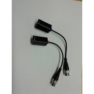 CCTV Video Passiv Balun Transceiver - HD-TVI/CVI/AHD  (1 Set Paar)  über UTP 2 Drahtkabel