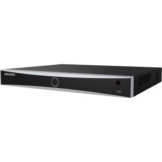 DS-7608NXI-I2/8P/S/ AcuSense Deep Learning 8 K.IP-NVR, 12MP, 80Mbps, 2SATA, 8xPOE, Audio, 4K-HDMI, VGA, BNC, VCA