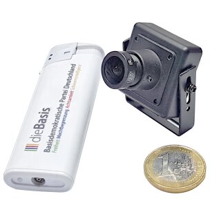 SI-CMS530 / 5MP 4in1 Miniatur Kamera, TVI/AHD/CVI/CVBS  3,6mm, 1/2.7", DWDR, 3DNR, OSD, UTC, nur 30x30x27mm
