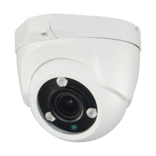 VT-57ZSW8P-4in1/ 2/4/5/8MP 4in1 IR-VDome-Kam., 3,3-12mm Motorzoom+AF, Starlight Sensor, OSD über UTC steuerbar, IP66