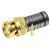 Goldlegierter HQ-Kompressions BNC Stecker  RG59/75Ohm für HD Signale bis 12MP mit Pins für 0,8 mm Kabelinnenleiter