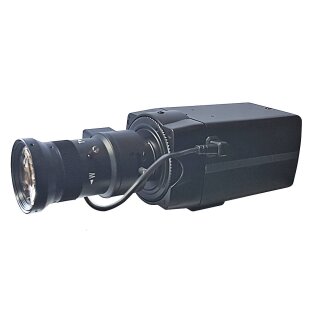 VT-Box12V5MP4N1/ schwarze 4in1 Starlight Boxkamera, 5MP Sony Sensor,1xBNC Ausg., OSD, ICR, UTC, 12V DC, CS-Mount