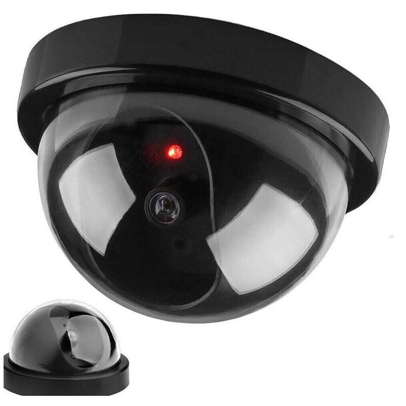 YU-Dummy Dome Kamera Attrappe mit bewegungsgesteuerter LED, 3,99 €