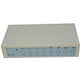 YU-9018, 4+8-Kanal Echtzeit Videosplitter Quadrantenteiler CVBS PAL 720x576 ohne Netzteil 12V/1A