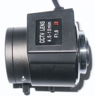 EV-40410DC-HR, DC 4,0-10mm/F1,6-IR  Megapixel, 1/2" C-Mount, IR