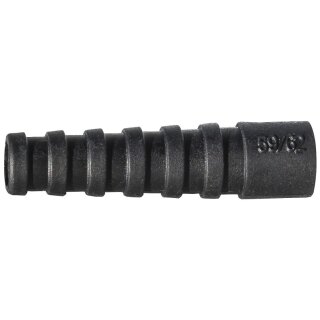 KST-59/XU-B020,  Knickschutztülle RG59/62 für BNC-Crimpstecker