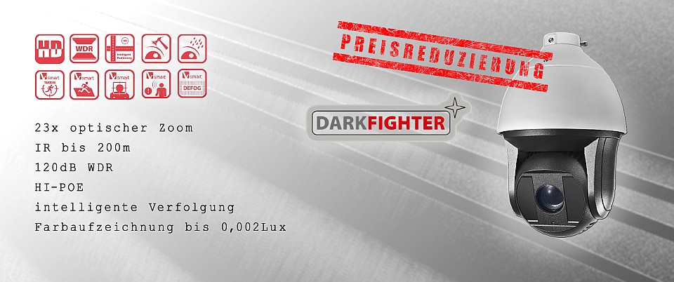 Darkfighter  IP-PTZ Highspeed Dome